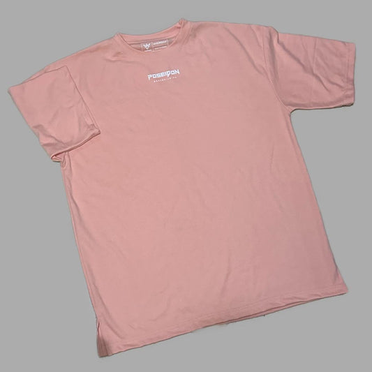 POSEIDON Playera Oversize Rosa para Gym