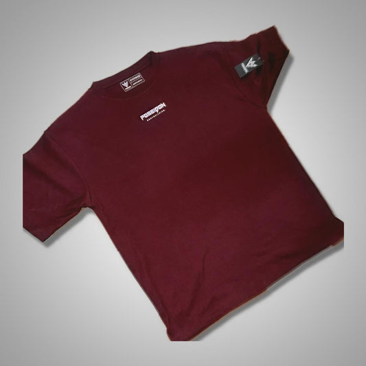 POSEIDON Playera Oversize Vino para Gym