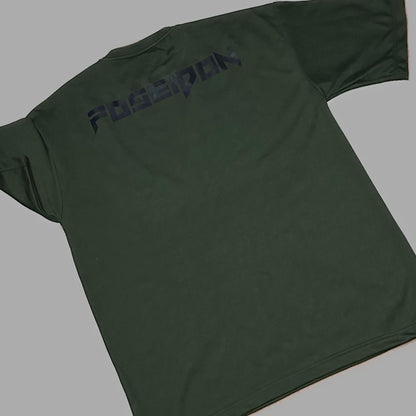 POSEIDON Playera Oversize Verde para Gym